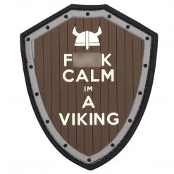 101 INC F**K CALM I'M A VIKING | Hook & Loop Morale Patch, 7cm X 9cm