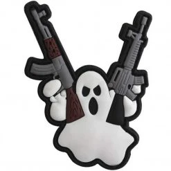 Insignia & Patches 101 INC TERROR GHOST PATCH | Hook & Loop Morale Patch, 6cm X 9cm