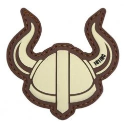 101 INC VIKING HELMET MORALE PATCH | PVC, Hook & Loop, 5 Cm X 5 Cm Insignia & Patches