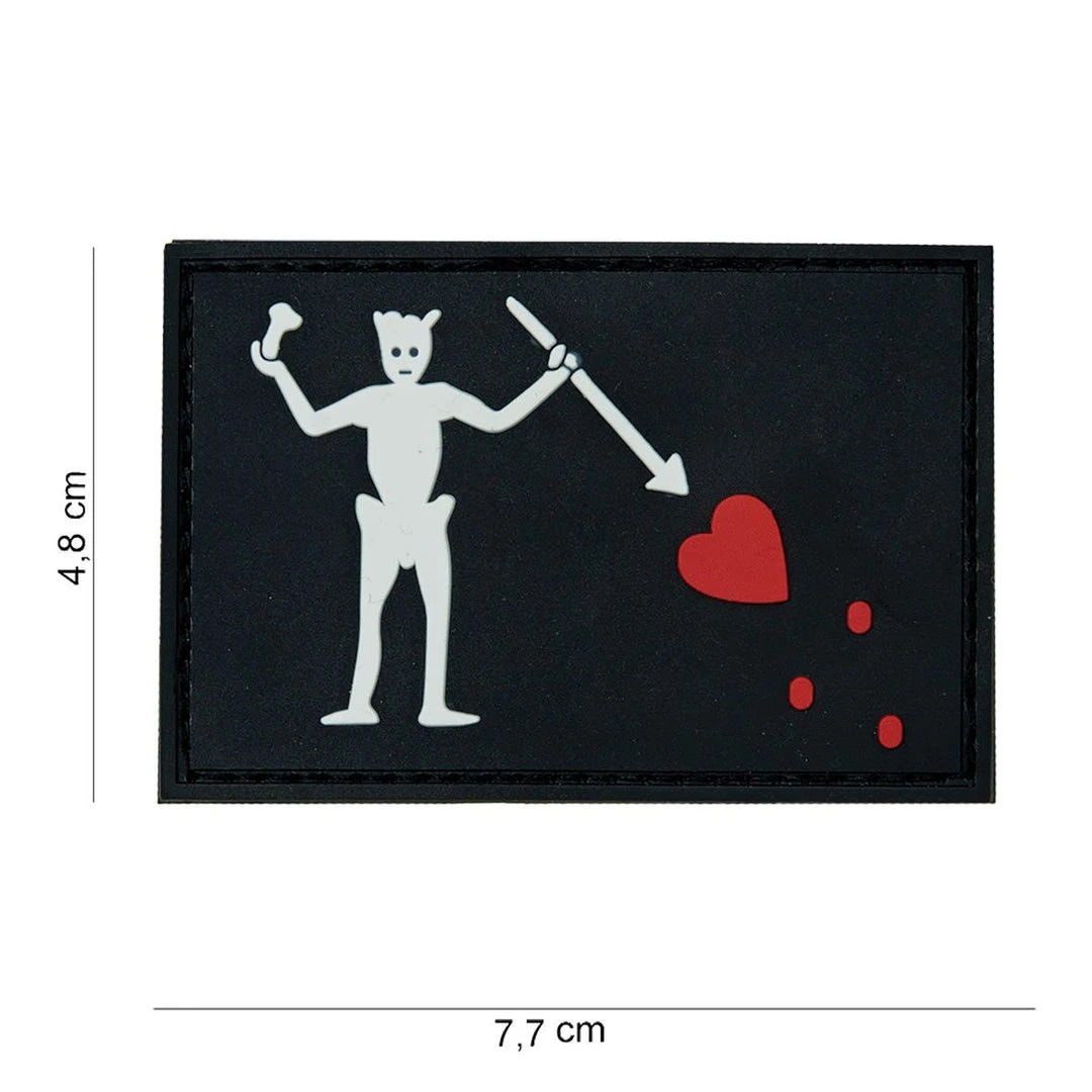 Unbranded 3D PVC Black Beard Pirate Patch Insignia & Patches Unbranded 3D PVC Black Beard Pirate Patch Insignia & Patches