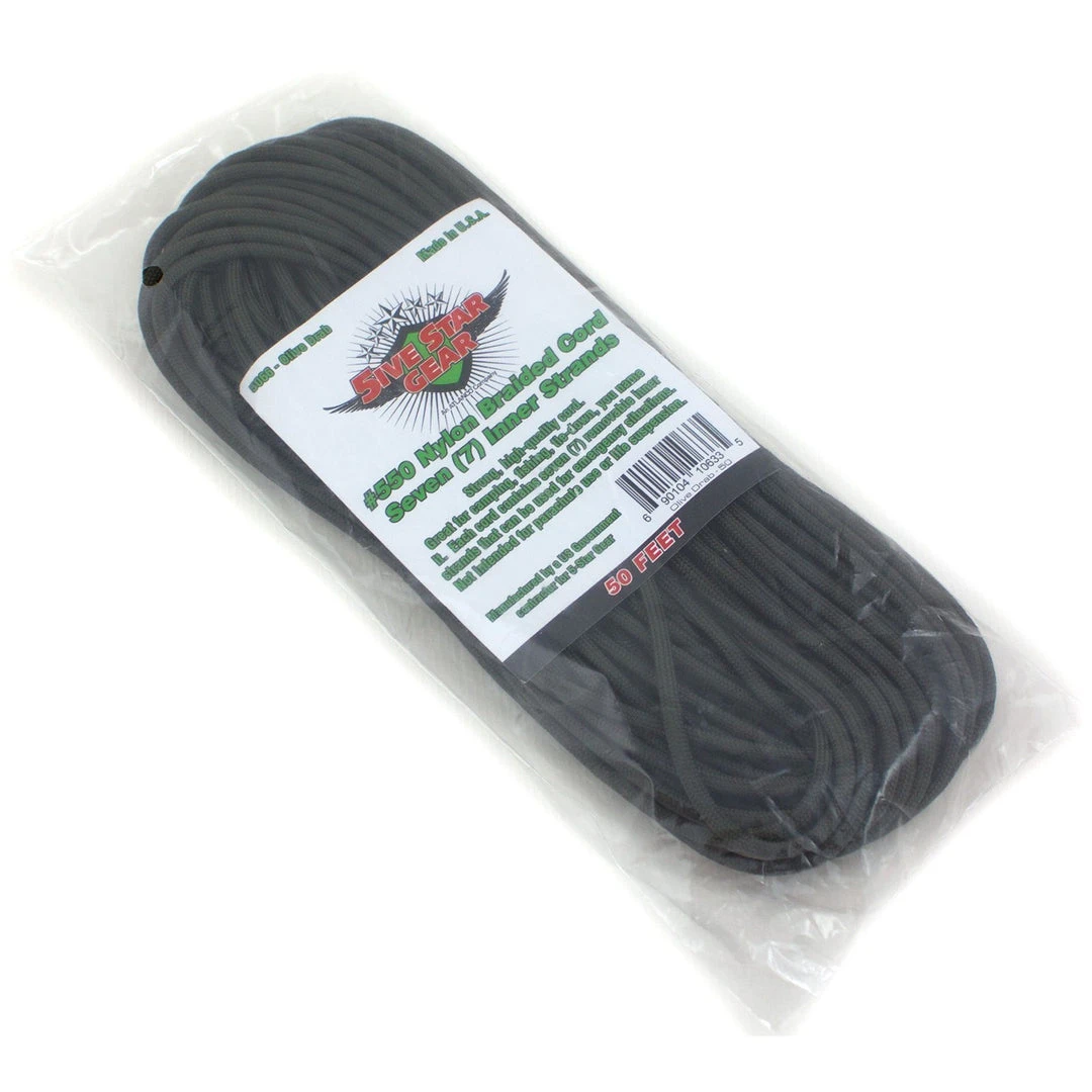 Discontinued Product 5ive Star Gear Paracord 550 (15m Spool) Bushcraft & Survival 4 Discontinued Product 5ive Star Gear Paracord 550 (15m Spool) Bushcraft & Survival