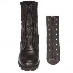 MIL-TEC 9-HOLE UNIVERSAL BOOT ZIPPERS | Turns Laces Into Zip Accessories