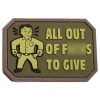 Unbranded All Out Of F***ks To Give Patch Insignia & Patches