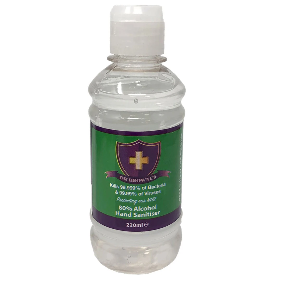 BCB International BCB DR. BROWN'S HAND SANITISER | UK Made, Over 80% Alcohol 8 BCB International BCB DR. BROWN'S HAND SANITISER | UK Made, Over 80% Alcohol