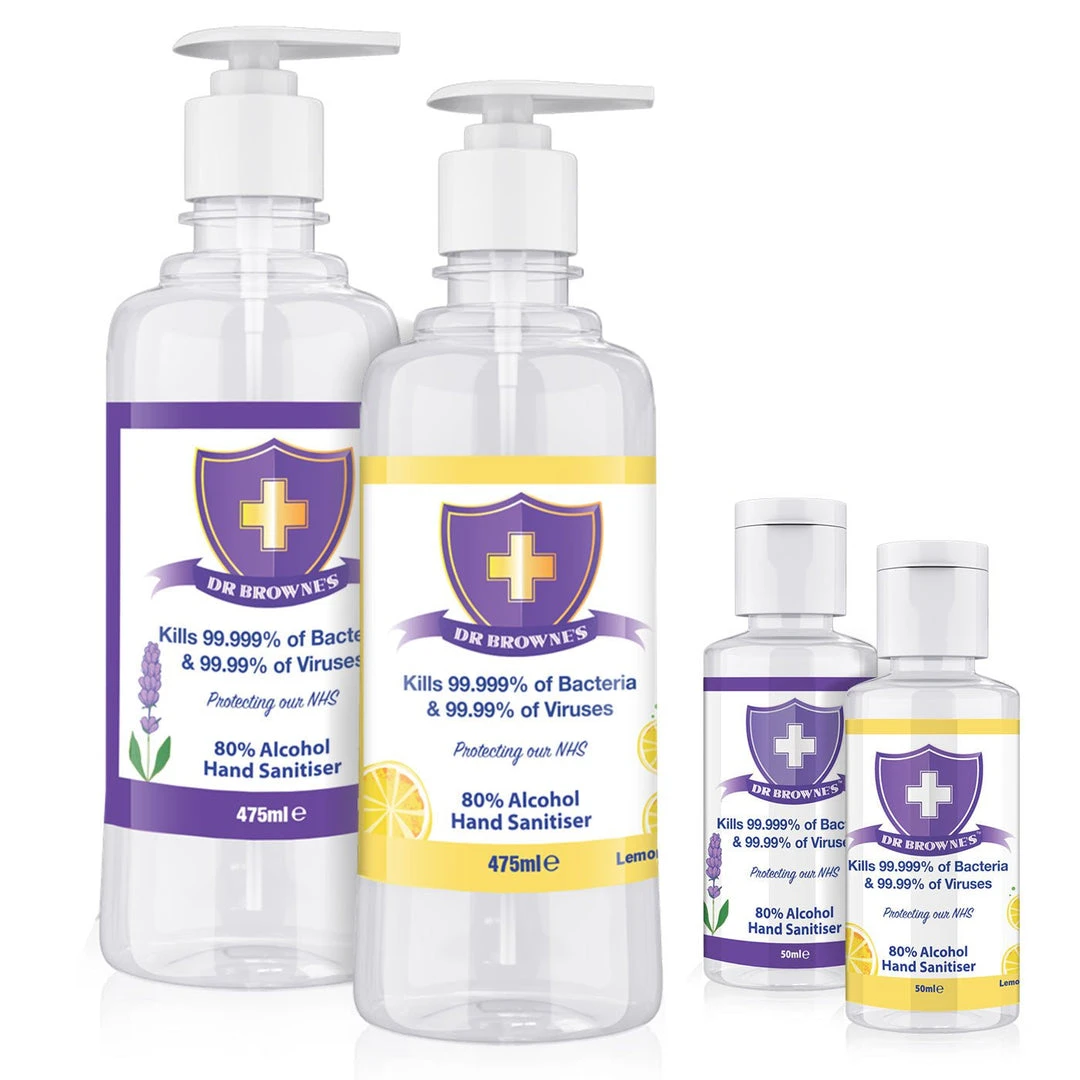 BCB International BCB DR. BROWN'S HAND SANITISER | UK Made, Over 80% Alcohol 1 BCB International BCB DR. BROWN'S HAND SANITISER | UK Made, Over 80% Alcohol