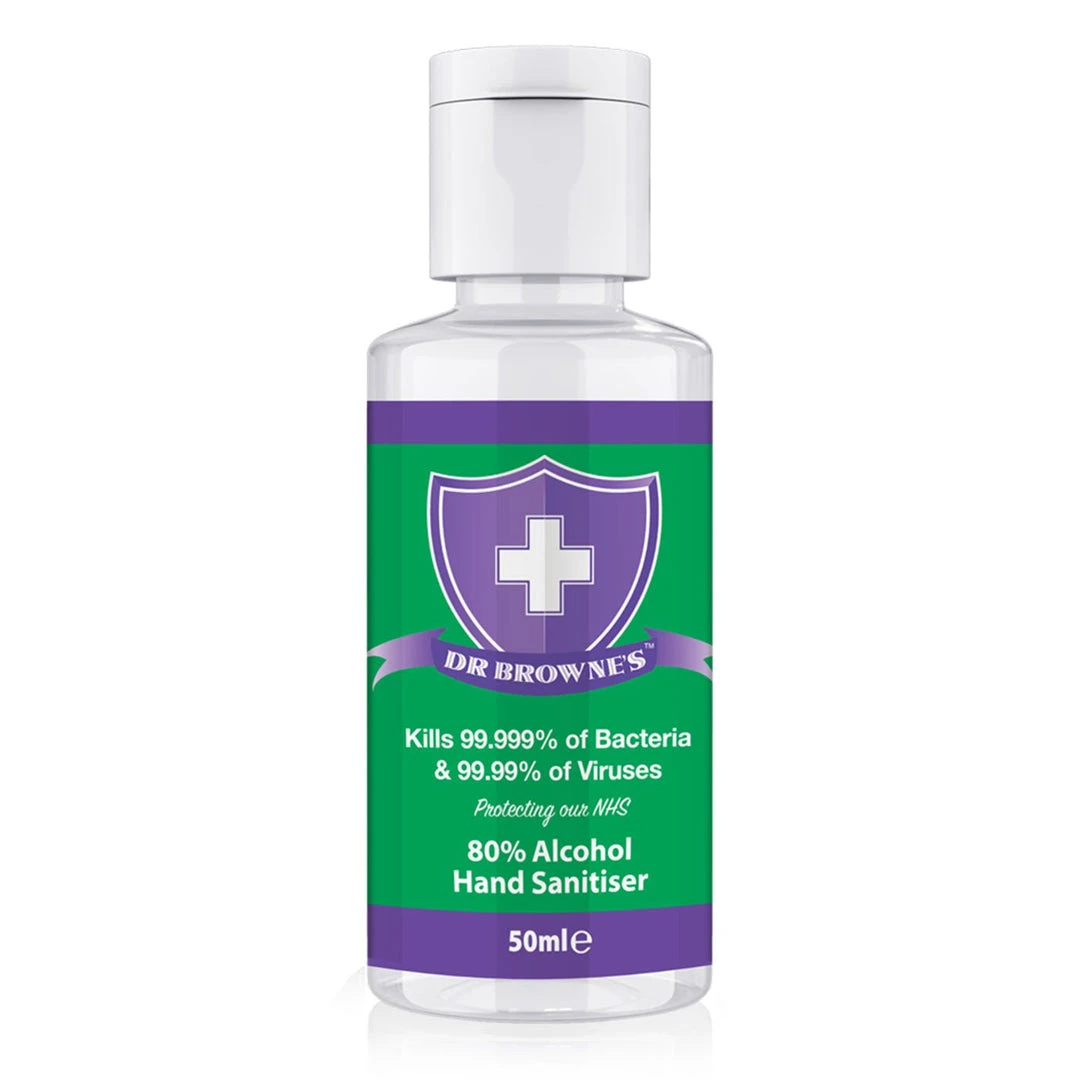 BCB International BCB DR. BROWN'S HAND SANITISER | UK Made, Over 80% Alcohol 2 BCB International BCB DR. BROWN'S HAND SANITISER | UK Made, Over 80% Alcohol