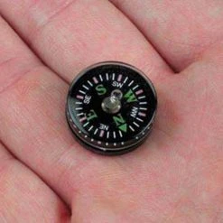 BCB International BCB EXPLORER BUTTON COMPASS | Oil-Filled Mini Compass, 1.3cm Camping & Survival