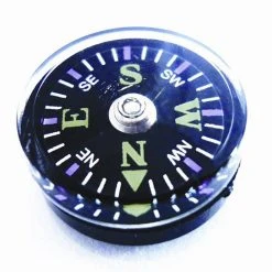 BCB International BCB EXPLORER BUTTON COMPASS | Oil-Filled Mini Compass, 1.3cm Camping & Survival