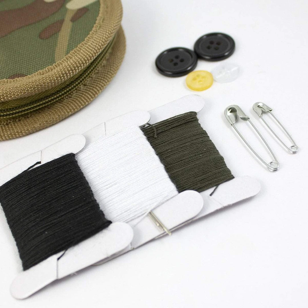 BCB International BCB MILITARY SEWING KIT | 9-Piece Set With Zippered Pouch 2 BCB International BCB MILITARY SEWING KIT | 9-Piece Set With Zippered Pouch