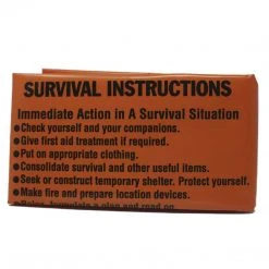 BCB International BCB PRINTED SURVIVAL BAG | Emergency Sleeping Bag, Orange
