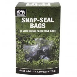 BCB International BCB SNAP-SEAL BAGS | Clear, Reusable Watertight Bags, Pack Of 10 Bags, Packs & Boxes