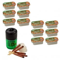 BCB International BCB WIND & WATERPROOF MATCHES WITH SOLID FUEL BLOCKS