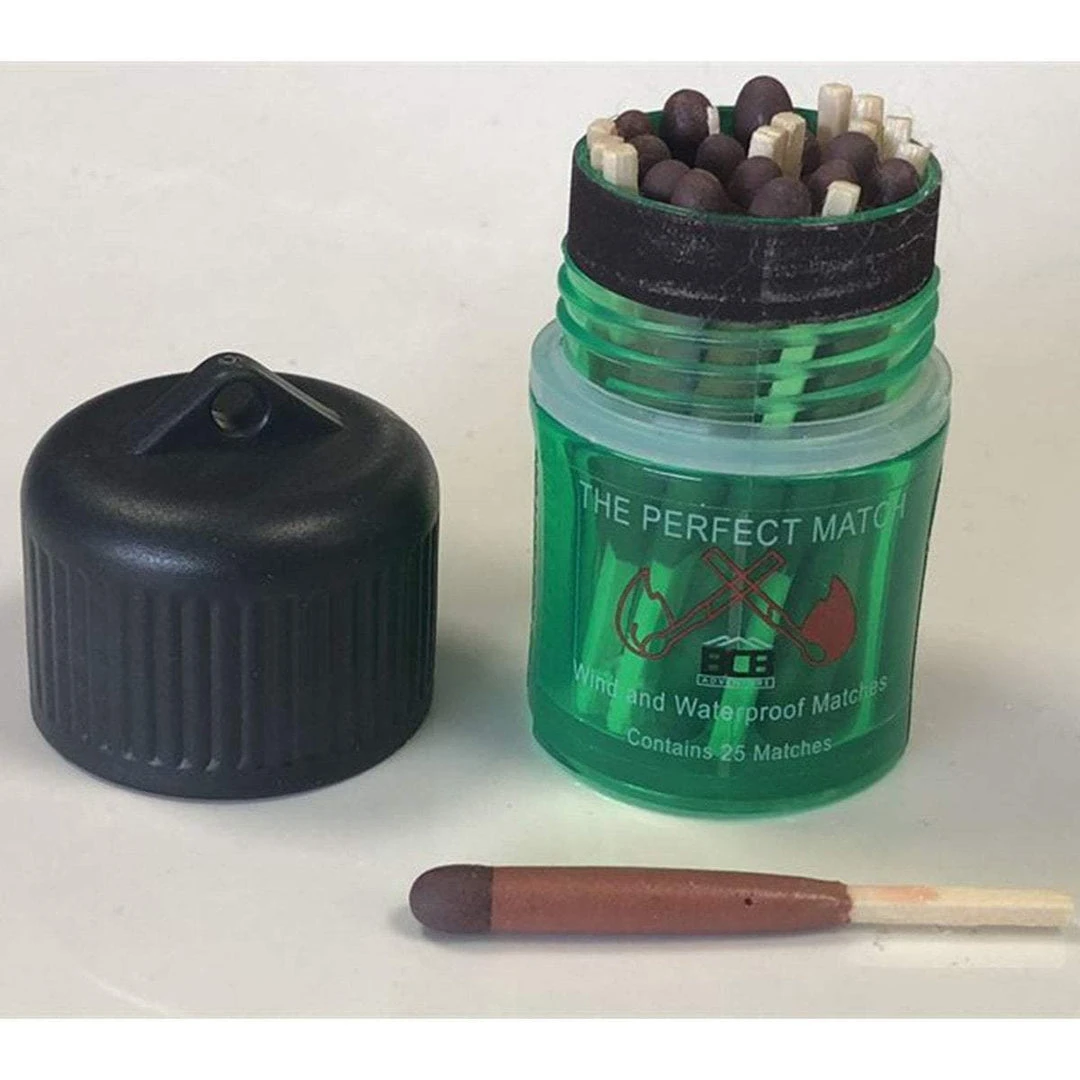 BCB International BCB WIND & WATERPROOF MATCHES WITH SOLID FUEL BLOCKS 10 BCB International BCB WIND & WATERPROOF MATCHES WITH SOLID FUEL BLOCKS