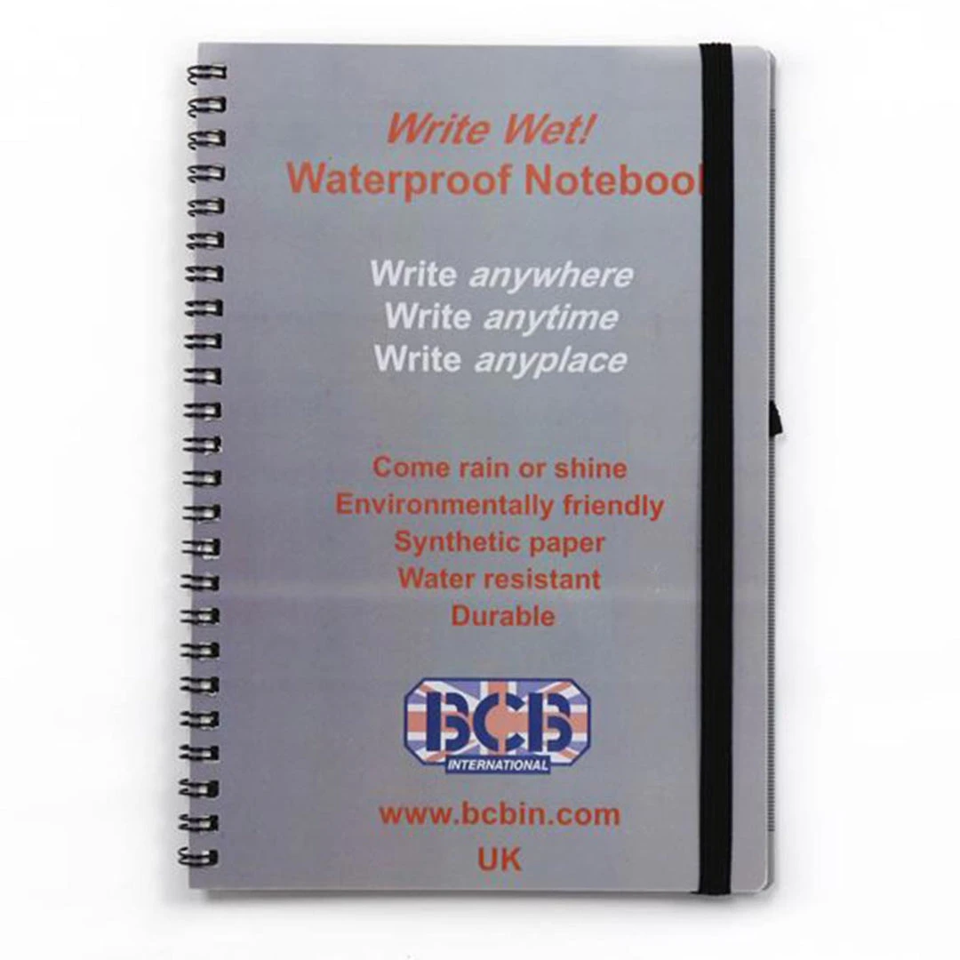 BCB International BCB WRITE WET WATERPROOF A5 NOTEBOOK | 50 Pages, Lined Sheets Camping & Survival 1 BCB International BCB WRITE WET WATERPROOF A5 NOTEBOOK | 50 Pages, Lined Sheets Camping & Survival