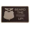 Unbranded Insignia & Patches BEARD THE F**K UP MORALE PATCH | PVC, Hook & Loop, 3.5cm X 5.8cm
