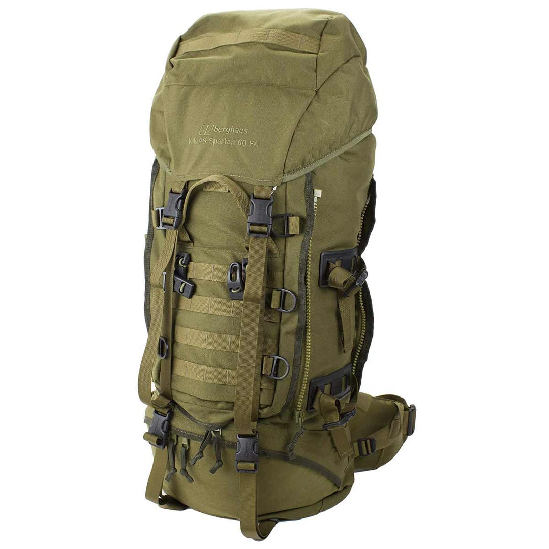 Bags, Packs & Boxes BERGHAUS SPARTAN 60 FA | MMPS Military Rucksack, 60L, Cedar Green Bags, Packs & Boxes BERGHAUS SPARTAN 60 FA | MMPS Military Rucksack, 60L, Cedar Green