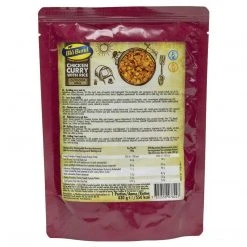 BLA BAND CHICKEN CURRY WITH RICE | Ready Made Main Meal, 550 KCAL Camping & Survival