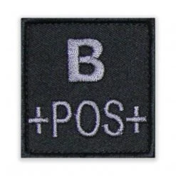 Unbranded BLOOD GROUP IDENTIFIER PATCH | Fabric, Hook & Loop Backed, 5cm X 5cm Insignia & Patches 12 Unbranded BLOOD GROUP IDENTIFIER PATCH | Fabric, Hook & Loop Backed, 5cm X 5cm Insignia & Patches