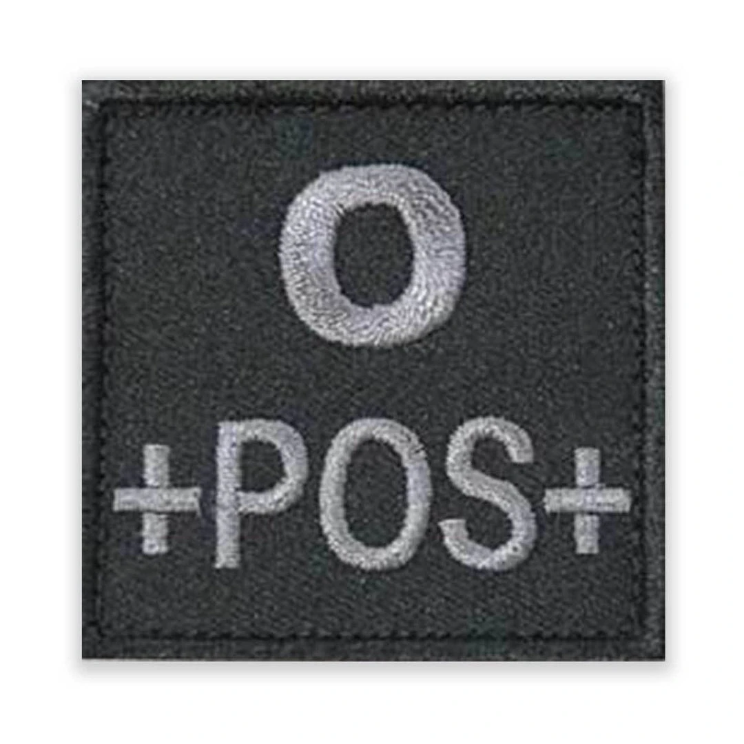 Unbranded BLOOD GROUP IDENTIFIER PATCH | Fabric, Hook & Loop Backed, 5cm X 5cm Insignia & Patches Unbranded BLOOD GROUP IDENTIFIER PATCH | Fabric, Hook & Loop Backed, 5cm X 5cm Insignia & Patches