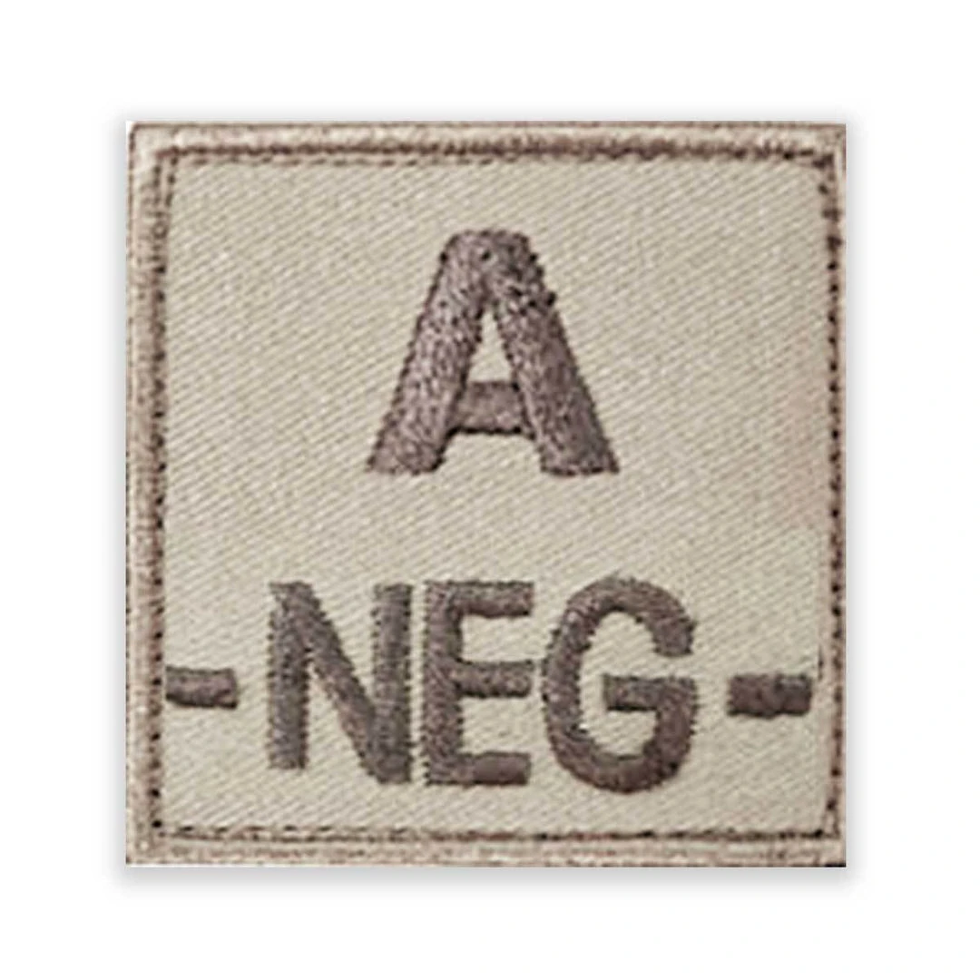 Unbranded BLOOD GROUP IDENTIFIER PATCH | Fabric, Hook & Loop Backed, 5cm X 5cm Insignia & Patches Unbranded BLOOD GROUP IDENTIFIER PATCH | Fabric, Hook & Loop Backed, 5cm X 5cm Insignia & Patches