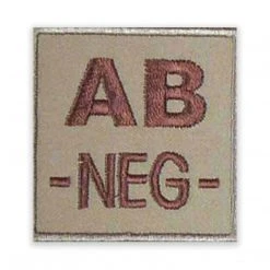 Unbranded BLOOD GROUP IDENTIFIER PATCH | Fabric, Hook & Loop Backed, 5cm X 5cm Insignia & Patches 2 Unbranded BLOOD GROUP IDENTIFIER PATCH | Fabric, Hook & Loop Backed, 5cm X 5cm Insignia & Patches