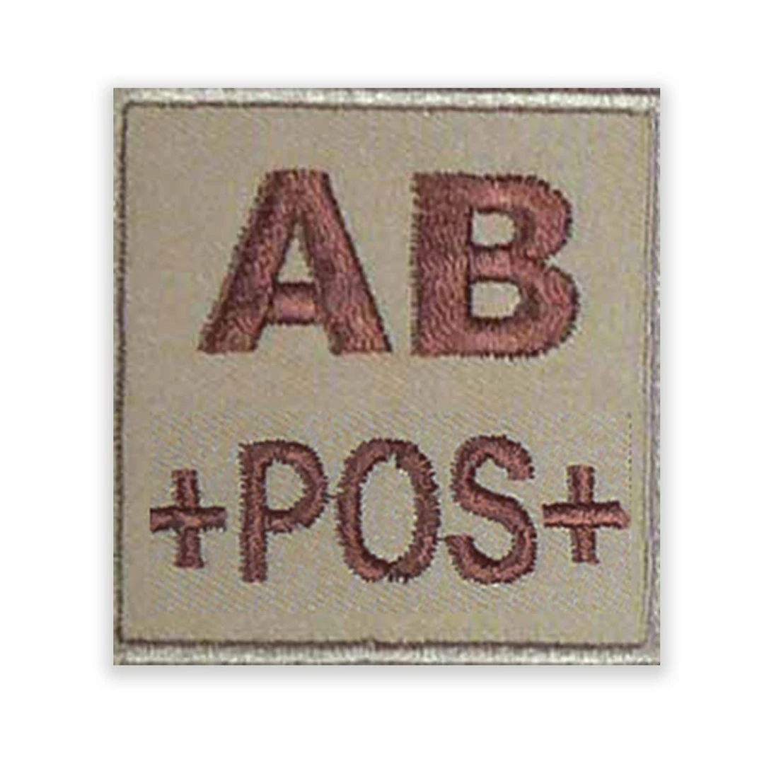 Unbranded BLOOD GROUP IDENTIFIER PATCH | Fabric, Hook & Loop Backed, 5cm X 5cm Insignia & Patches Unbranded BLOOD GROUP IDENTIFIER PATCH | Fabric, Hook & Loop Backed, 5cm X 5cm Insignia & Patches