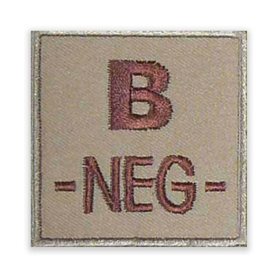 Unbranded BLOOD GROUP IDENTIFIER PATCH | Fabric, Hook & Loop Backed, 5cm X 5cm Insignia & Patches Unbranded BLOOD GROUP IDENTIFIER PATCH | Fabric, Hook & Loop Backed, 5cm X 5cm Insignia & Patches