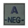 Unbranded BLOOD GROUP IDENTIFIER PATCH | Fabric, Hook & Loop Backed, 5cm X 5cm Insignia & Patches