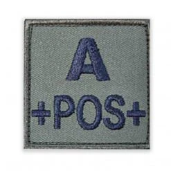 Unbranded BLOOD GROUP IDENTIFIER PATCH | Fabric, Hook & Loop Backed, 5cm X 5cm Insignia & Patches 7 Unbranded BLOOD GROUP IDENTIFIER PATCH | Fabric, Hook & Loop Backed, 5cm X 5cm Insignia & Patches