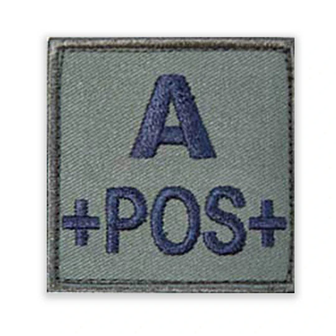 Unbranded BLOOD GROUP IDENTIFIER PATCH | Fabric, Hook & Loop Backed, 5cm X 5cm Insignia & Patches Unbranded BLOOD GROUP IDENTIFIER PATCH | Fabric, Hook & Loop Backed, 5cm X 5cm Insignia & Patches