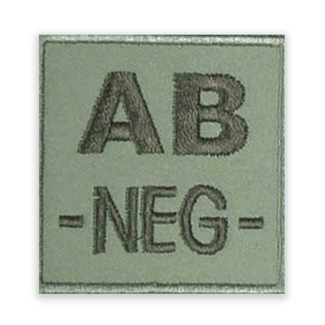 Unbranded BLOOD GROUP IDENTIFIER PATCH | Fabric, Hook & Loop Backed, 5cm X 5cm Insignia & Patches Unbranded BLOOD GROUP IDENTIFIER PATCH | Fabric, Hook & Loop Backed, 5cm X 5cm Insignia & Patches