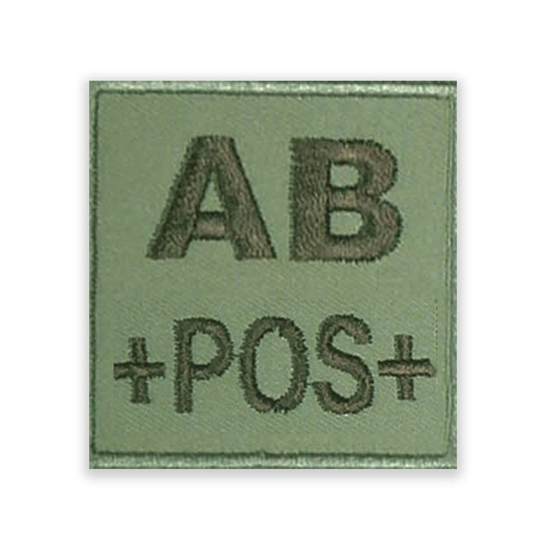 Unbranded BLOOD GROUP IDENTIFIER PATCH | Fabric, Hook & Loop Backed, 5cm X 5cm Insignia & Patches Unbranded BLOOD GROUP IDENTIFIER PATCH | Fabric, Hook & Loop Backed, 5cm X 5cm Insignia & Patches