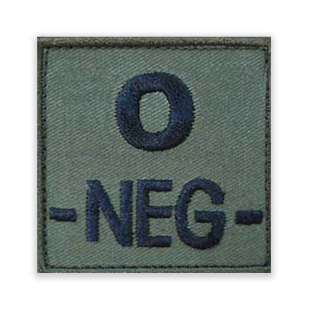 Unbranded BLOOD GROUP IDENTIFIER PATCH | Fabric, Hook & Loop Backed, 5cm X 5cm Insignia & Patches Unbranded BLOOD GROUP IDENTIFIER PATCH | Fabric, Hook & Loop Backed, 5cm X 5cm Insignia & Patches