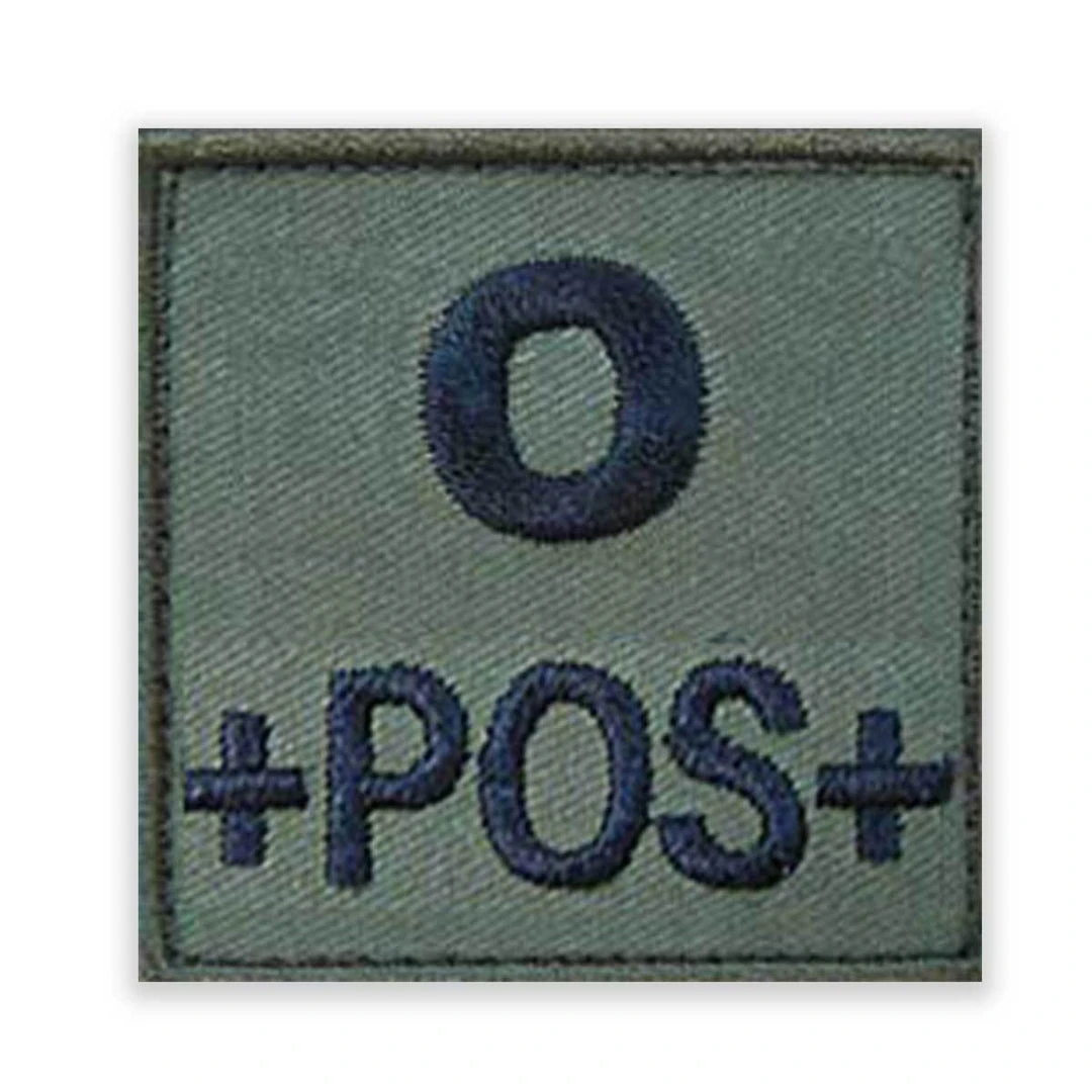 Unbranded BLOOD GROUP IDENTIFIER PATCH | Fabric, Hook & Loop Backed, 5cm X 5cm Insignia & Patches Unbranded BLOOD GROUP IDENTIFIER PATCH | Fabric, Hook & Loop Backed, 5cm X 5cm Insignia & Patches