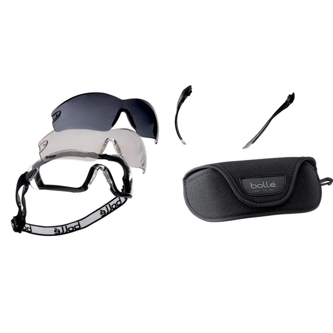 BOLLE COBRA KIT | Safety Goggles With Headband, 3 Lens Kit 2 BOLLE COBRA KIT | Safety Goggles With Headband, 3 Lens Kit
