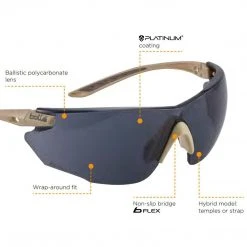 BOLLE COMBAT | Ballistic Tactical Glasses, 3 Lens Kit Sunglasses 5 BOLLE COMBAT | Ballistic Tactical Glasses, 3 Lens Kit Sunglasses