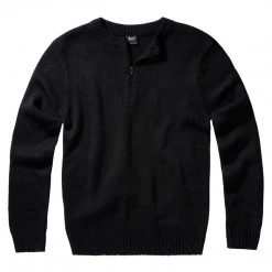 BRANDIT ARMEE PULLOVER | Men's Military Knitted Jumper With 1/4 Zip 9 BRANDIT ARMEE PULLOVER | Men's Military Knitted Jumper With 1/4 Zip