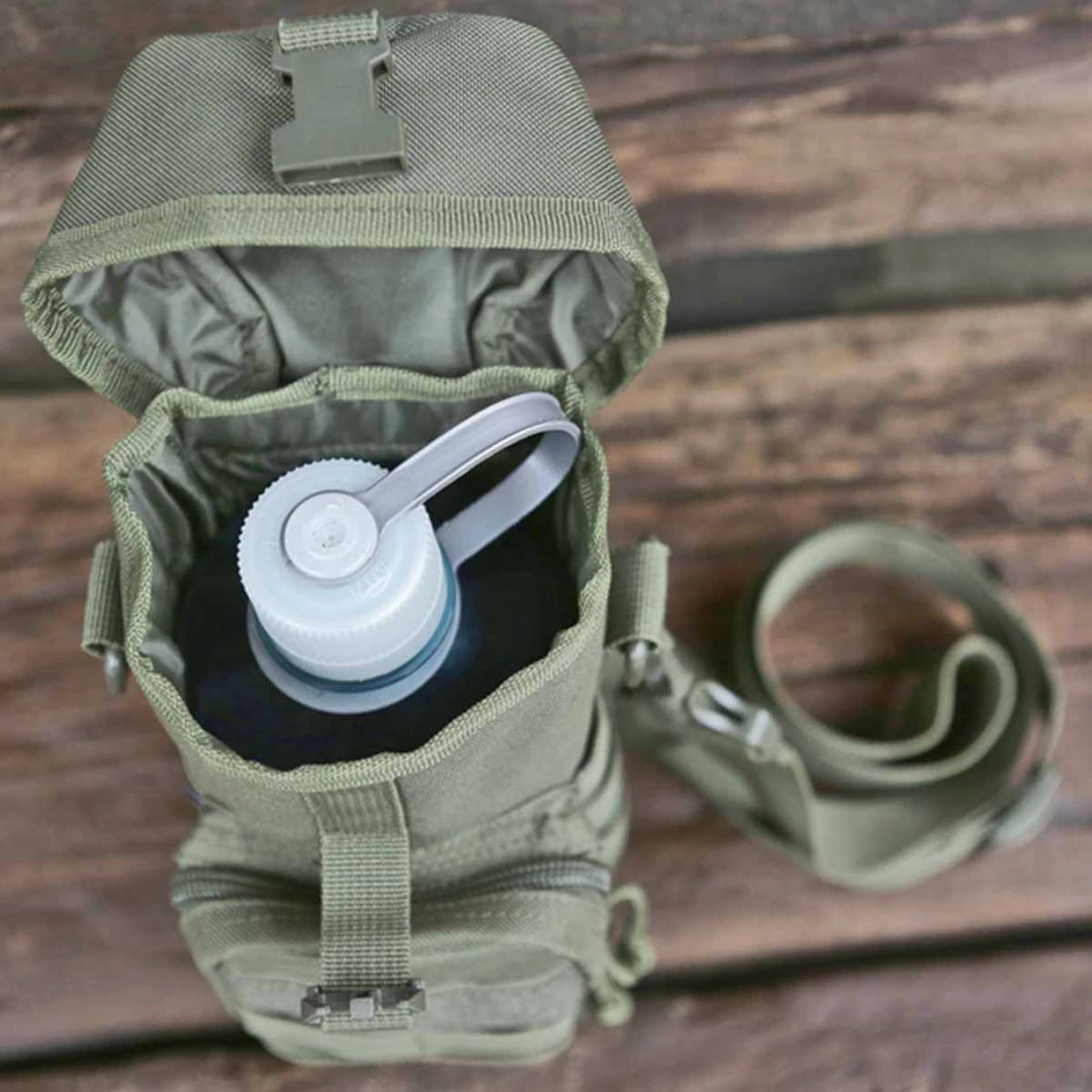 Pouches & Holders BRANDIT BOTTLE HOLDER II | MOLLE Canteen Pouch, 25cm X 10cm 4 Pouches & Holders BRANDIT BOTTLE HOLDER II | MOLLE Canteen Pouch, 25cm X 10cm