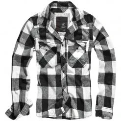 BRANDIT CHECK SHIRT | Men's Vintage Styled Long Sleeve Cotton Top