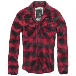 BRANDIT CHECK SHIRT | Men's Vintage Styled Long Sleeve Cotton Top