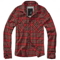 BRANDIT CHECK SHIRT | Men's Vintage Styled Long Sleeve Cotton Top
