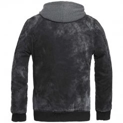 BRANDIT DAYTON JACKET | Vintage Cotton Coat With Hooded Sweater Lining Clothing