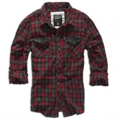 Clothing BRANDIT DUNCAN CHECK SHIRT | Men's Long Sleeve Flannel Top