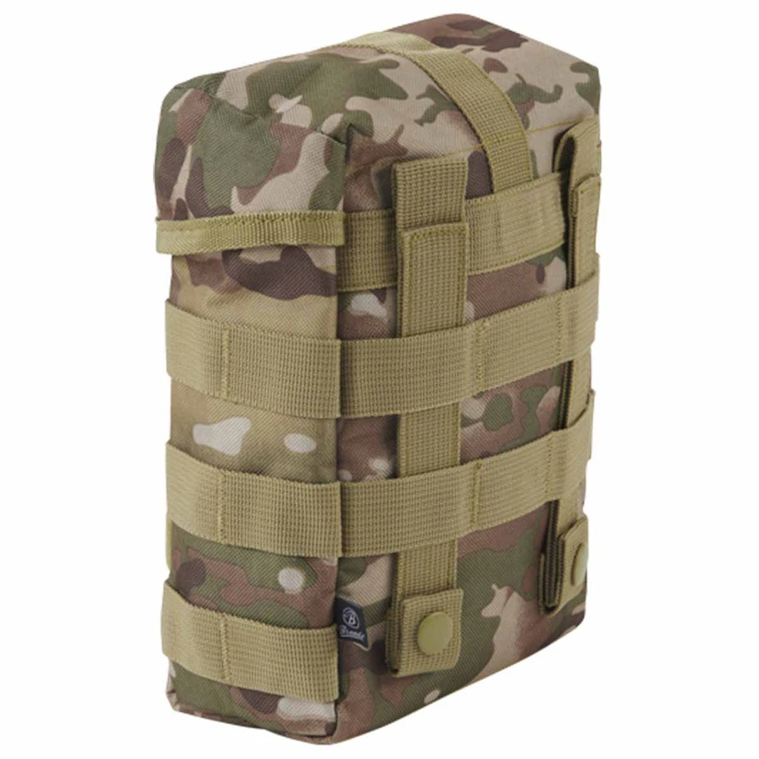 Pouches & Holders BRANDIT FIRE POUCH | Vertical MOLLE Utility Pouch, 20cm X 15cm 3 Pouches & Holders BRANDIT FIRE POUCH | Vertical MOLLE Utility Pouch, 20cm X 15cm