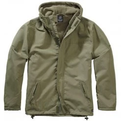BRANDIT FULL ZIP WINDBREAKER | Men's Outer Layer With Fleece Lining Clothing