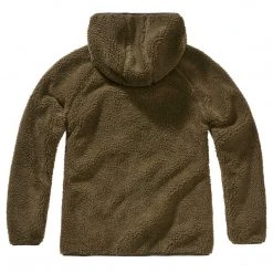 BRANDIT LADIES TEDDY FLEECE HOODED JACKET | Full Zip Thermal Coat 6 BRANDIT LADIES TEDDY FLEECE HOODED JACKET | Full Zip Thermal Coat