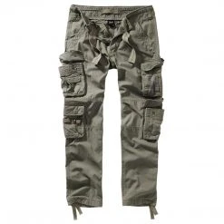 BRANDIT PURE SLIM FIT TROUSERS | Men's Cotton Canvas Cargo Pants Clothing
