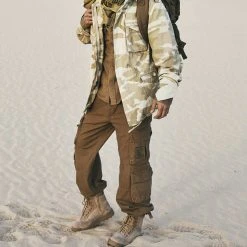 Clothing BRANDIT PURE VINTAGE TROUSERS | Men's Cotton Canvas Cargo Pants