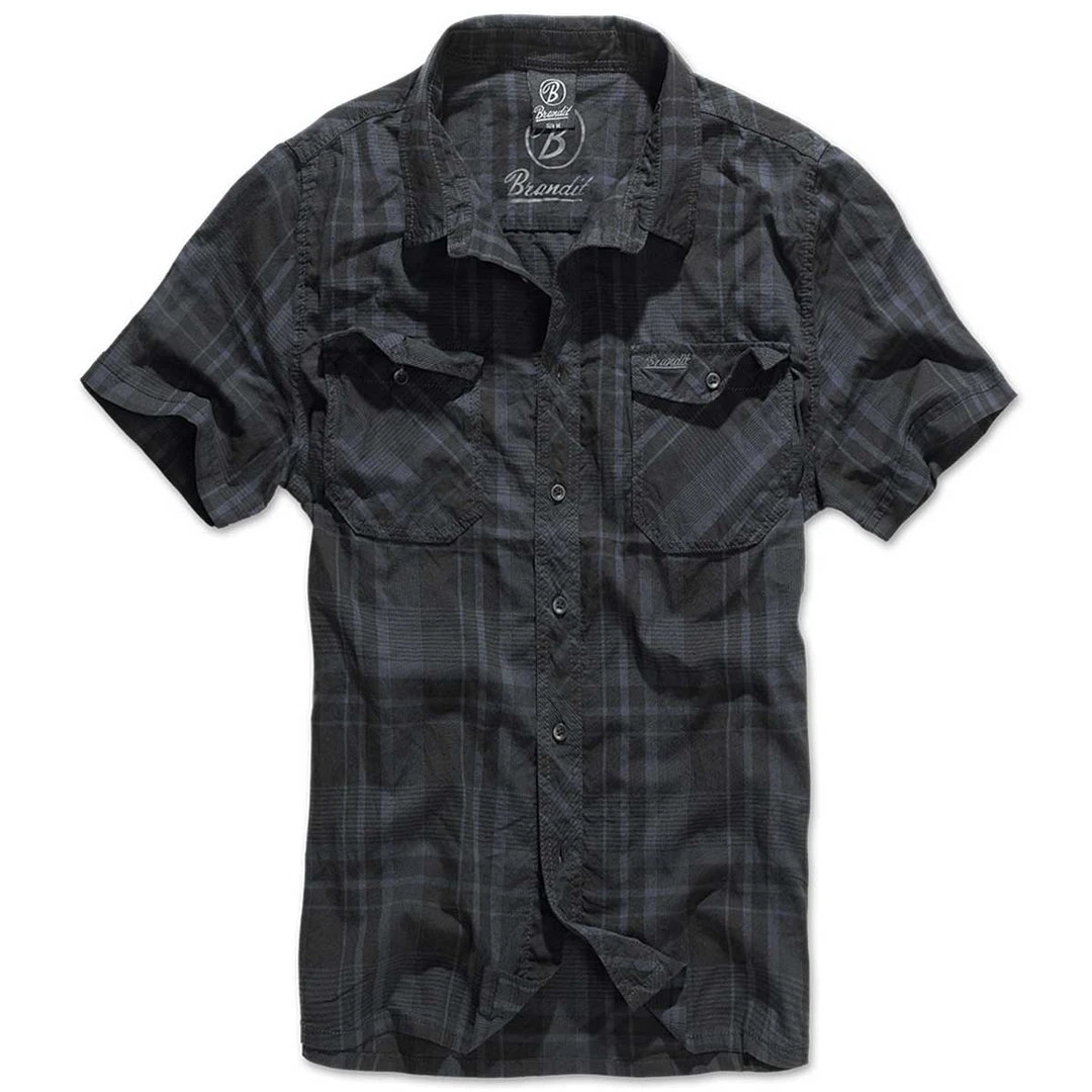 BRANDIT ROADSTAR 1/2 SLEEVE | Men's Short Sleeve Check Shirt Clothing 1 BRANDIT ROADSTAR 1/2 SLEEVE | Men's Short Sleeve Check Shirt Clothing