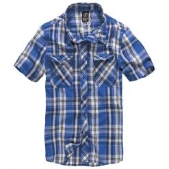 BRANDIT ROADSTAR 1/2 SLEEVE | Men's Short Sleeve Check Shirt Clothing
